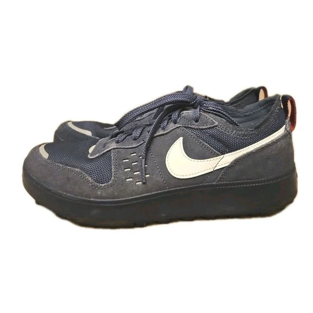 Nike C1TY Shoes Coveralls, Navy White Swoosh, Mens Size 7.5